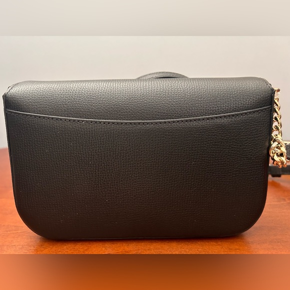 Kate Spade Kristi black leather chain detail  adjustable crossbody bag Msrp  249 - Picture 11 of 15
